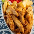 ISCA DE TILÁPIA 400G E BATATA RUSTICA 300G