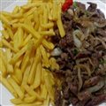 ISCAS DE CONTRA FILÉ COM FRITAS