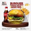 COMBO TRIO PICANHA BURGUER + COCA + BATATA FRITA