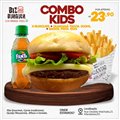 COMBO KIDDS X BURGUER + GUARANÁ 200ML + BATATA FRITA 150GR,