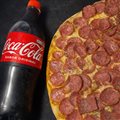 MATCH PERFEITO: CALABRESA(8FATIAS)+COCA COLA (1LITRO)