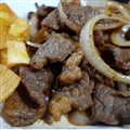 MEIA CARNE DE SOL COM AIPIM