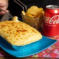 N°2 - GRATINADO TRADICIONAL + COCA COLA LATA + BATATA CHIPS