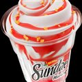 PALETITAS SORVETE SUNDAE MORANGO 130G