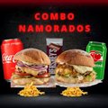 PARA CASAL: 2 LANCHES + 2FRITAS90G + REFRI + SOBREMESA