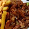 PICANHA DE PORCO COM FRITAS