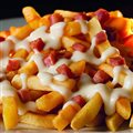 PORÇÃO DE 500 G BATATA FRITA, 200G BACON E CATUPIRY