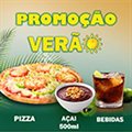 PROMOÇÃO VERÃO 1 GRANDE 30CM + AÇAÍ + REFRI 2L