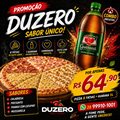 PROMOÇÃO DUZERO — PIZZA 8 FATIAS + GUARANÁ 1 L