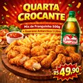 QUARTA CROCANTE  - MIX DE FRANGUINHO + GUARANA 1 L