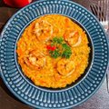 RISOTO DE MOQUECA DE CAMARÃO