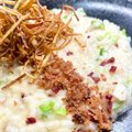 RISOTTO DE PORO E BACON