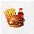 T-BURGER + BATATA + MINI REFRI