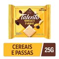 TALENTO BRANCO GAROTO 25G CEREAIS E PASSAS
