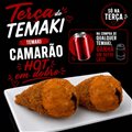 TEMAKI CAMARÃO HOT DOBRO + REFRI