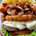 X FRANGO EMPANADO COM BACON